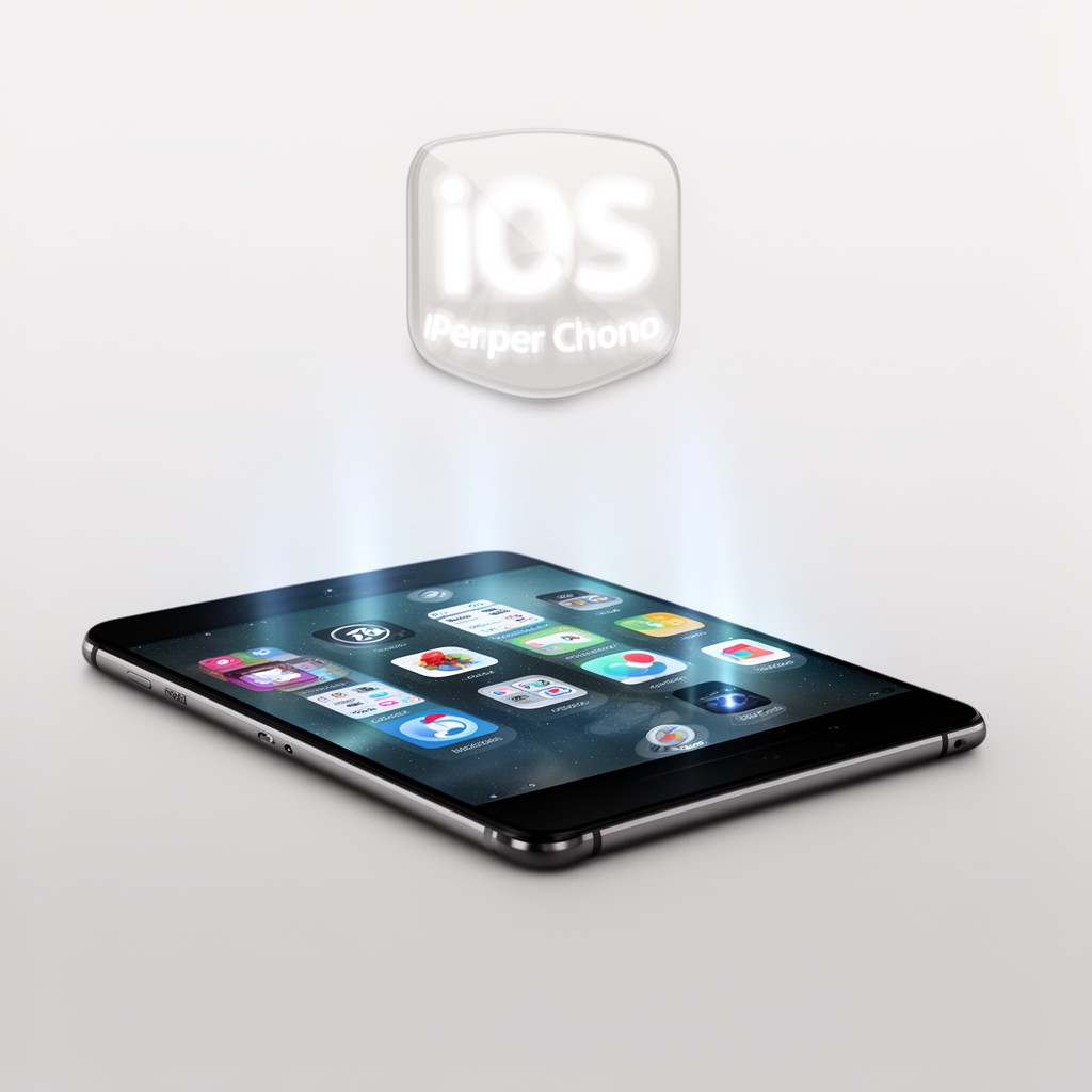 AI-generated illustration of iOS