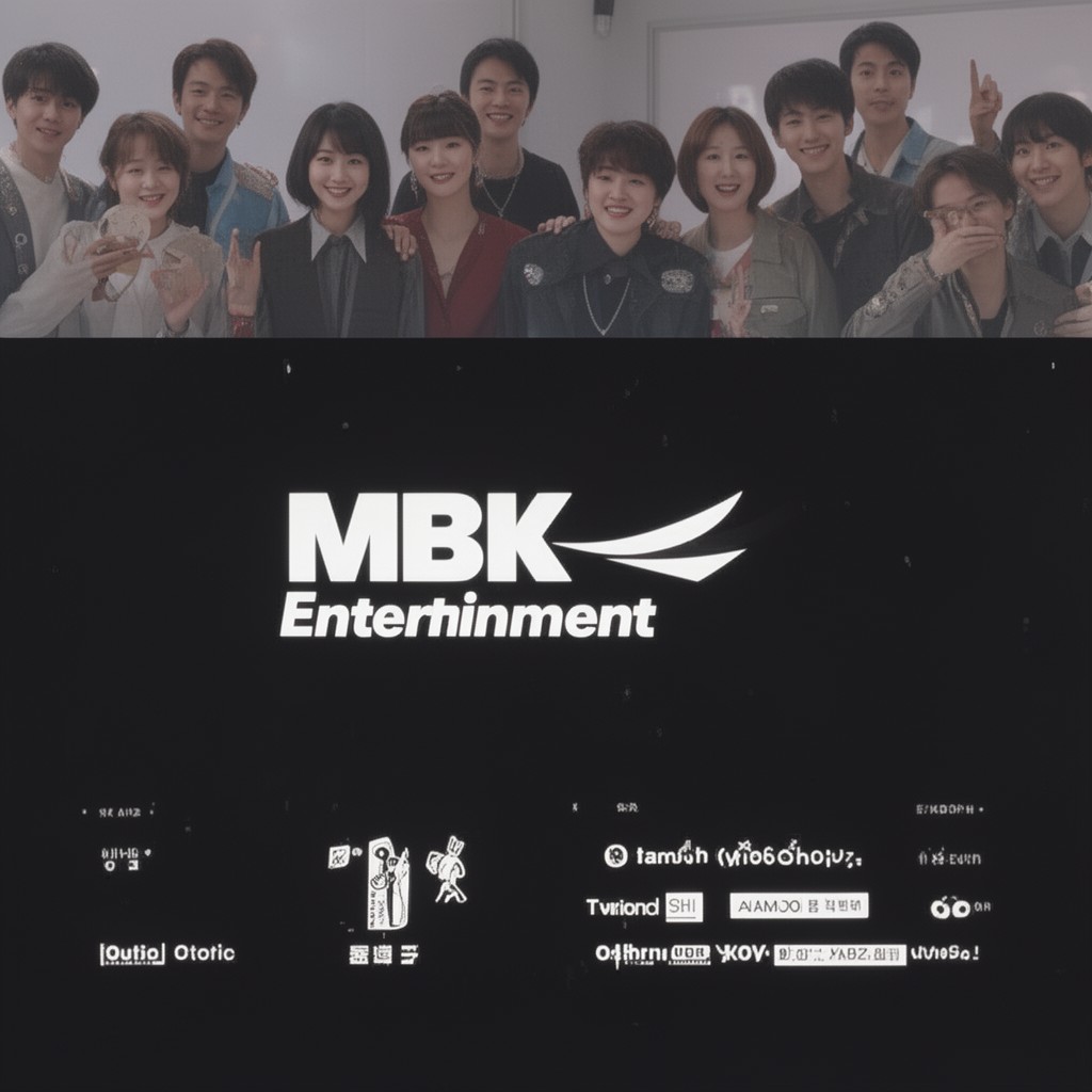 AI-generated illustration of MBK Entertainment