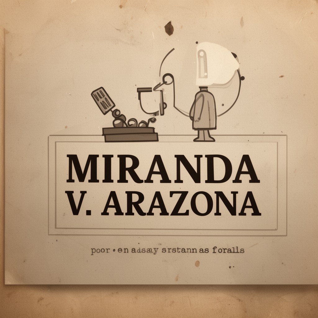 AI-generated illustration of Miranda v. Arizona
