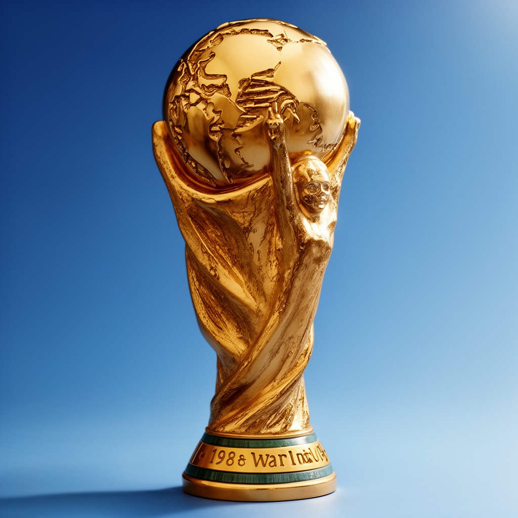 AI-generated illustration of 1998 FIFA World Cup