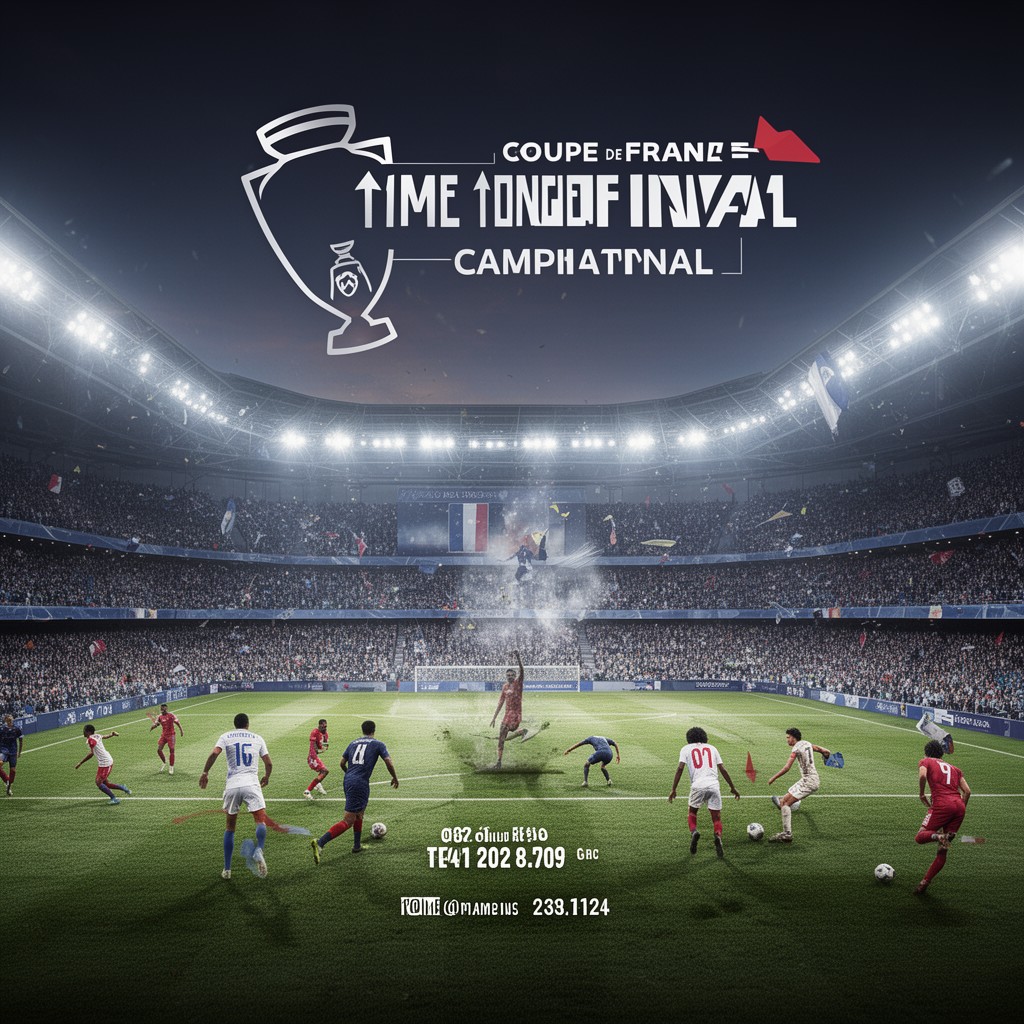 AI-generated illustration of Coupe de France Final
