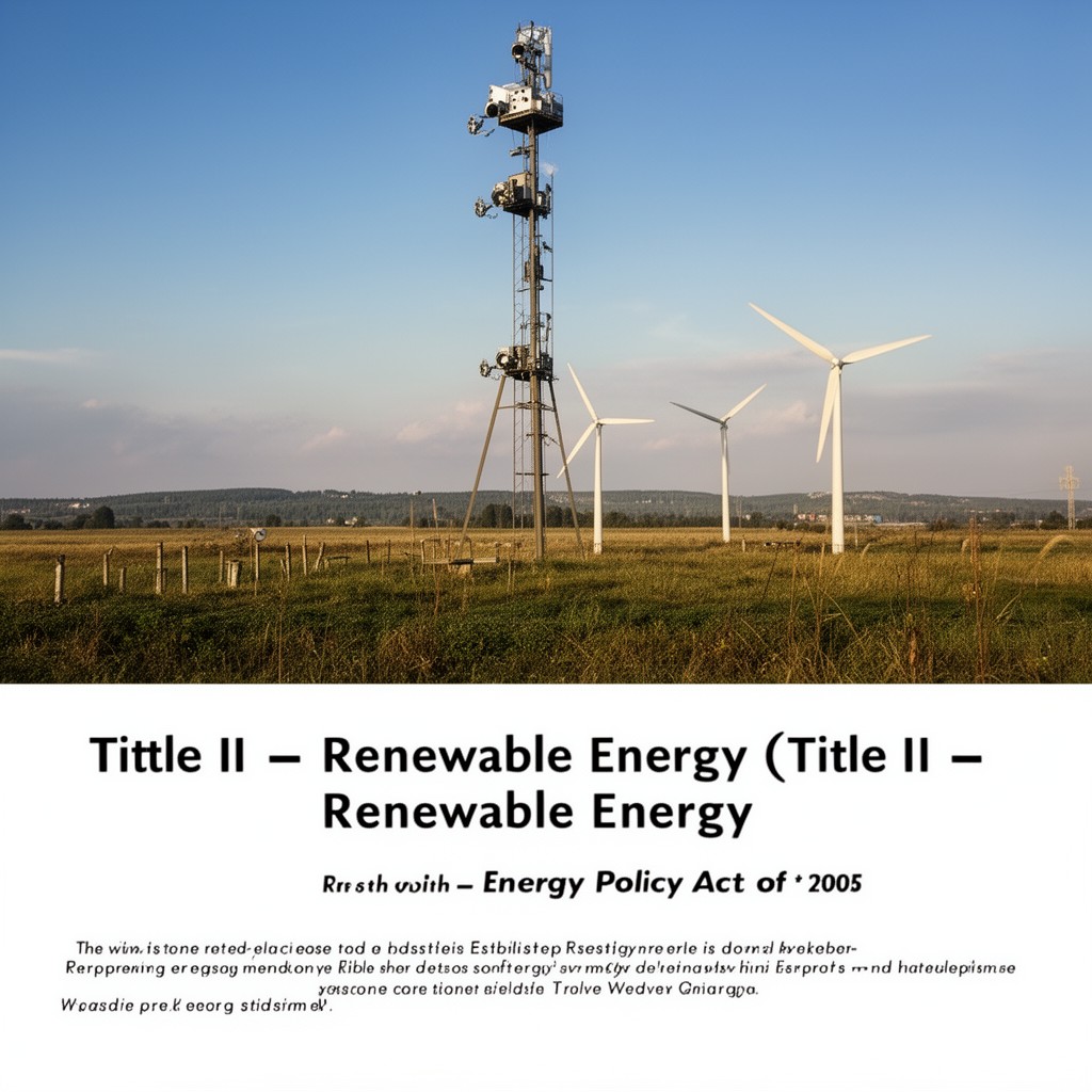 AI-generated illustration of Title II – Renewable Energy