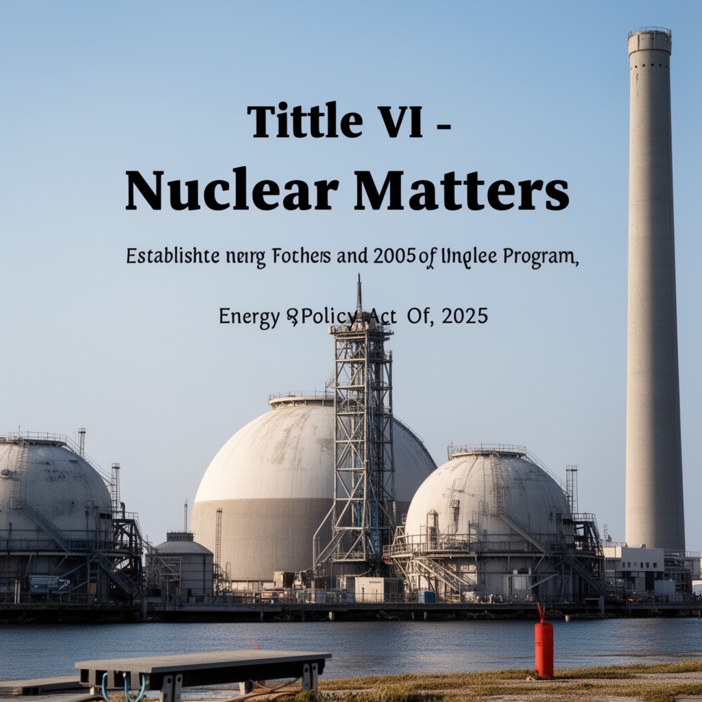 AI-generated illustration of Title VI – Nuclear Matters