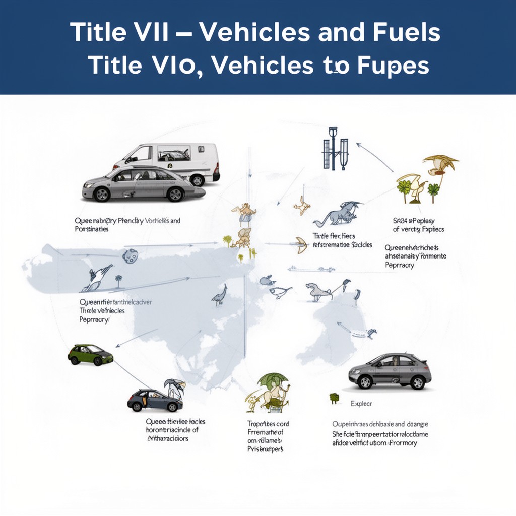 AI-generated illustration of Title VII – Vehicles and Fuels