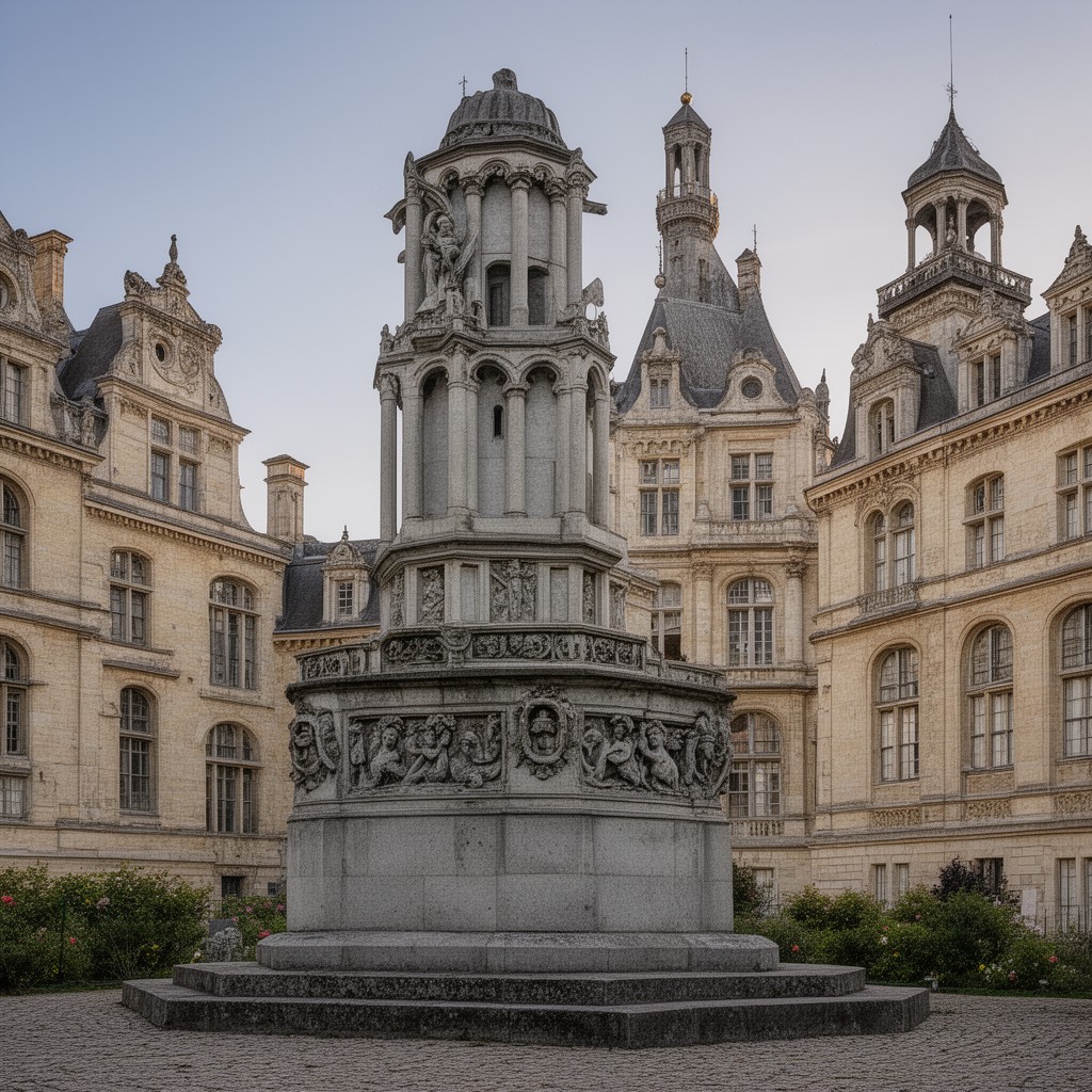 AI-generated illustration of Monument historique (France)
