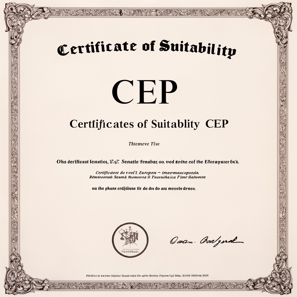 AI-generated illustration of Certificates of Suitability (CEP)