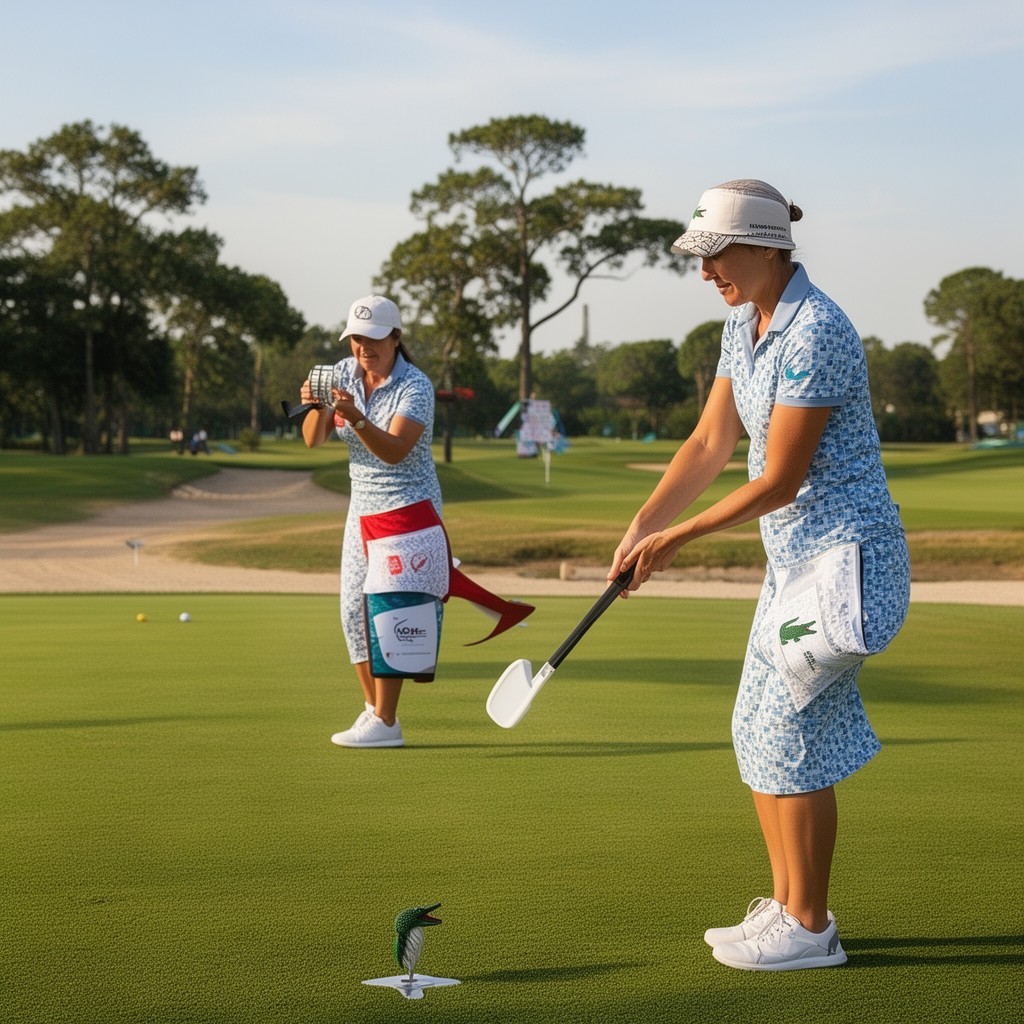 AI-generated illustration of Lacoste Ladies Open de France