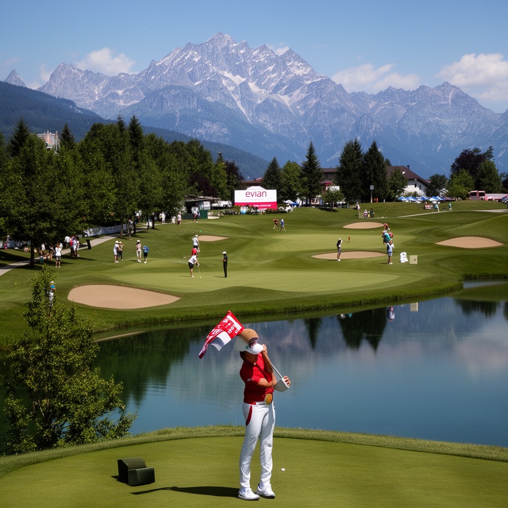 AI-generated illustration of Evian Championship (historically involved)