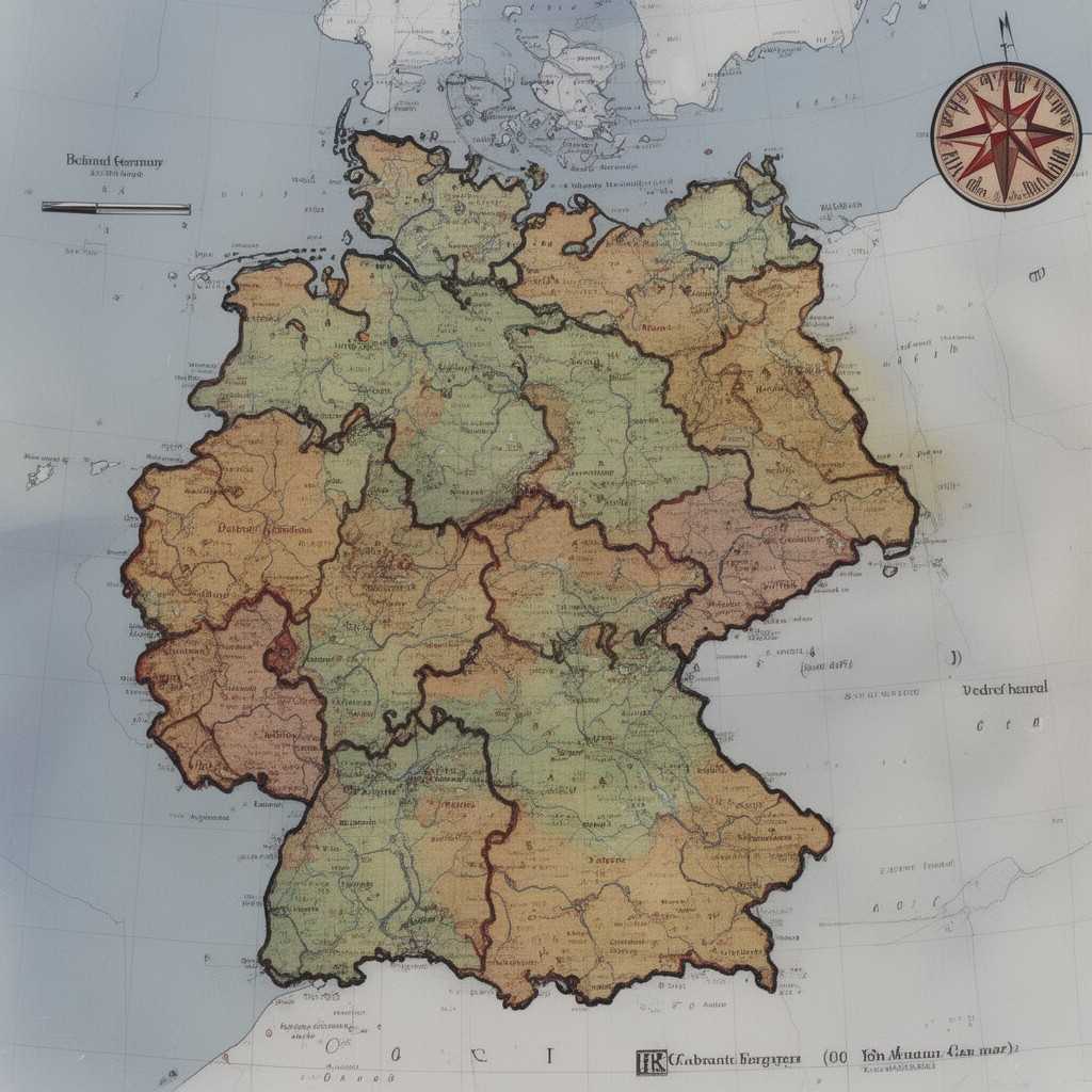 AI-generated illustration of unified Germany