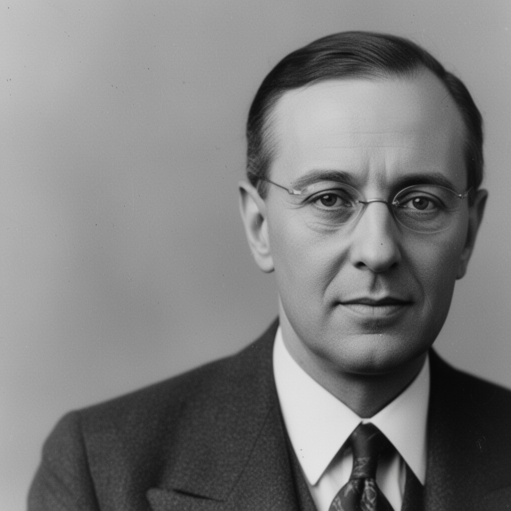 AI-generated illustration of Walter Eucken