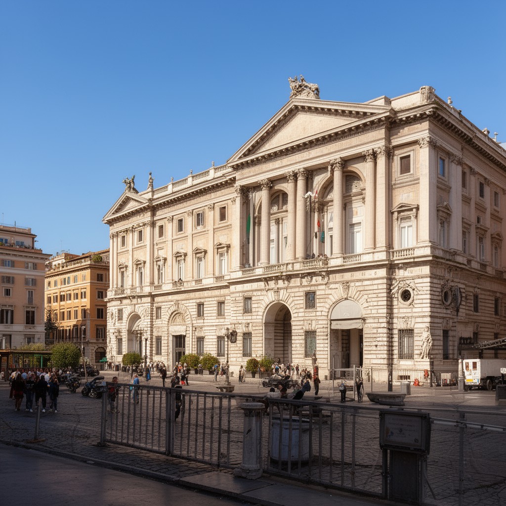 AI-generated illustration of Palazzo Koch