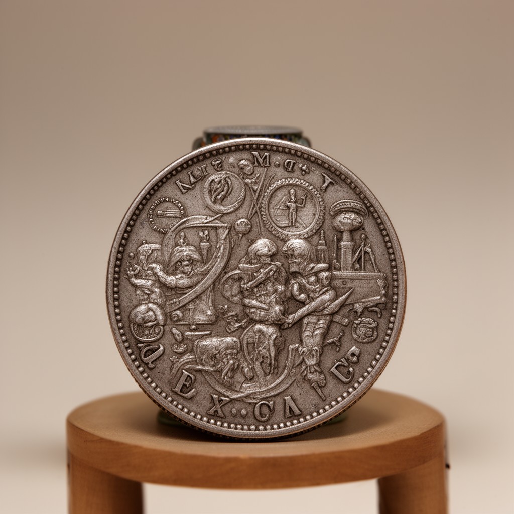 AI-generated illustration of Greek drachma (Latin Monetary Union)