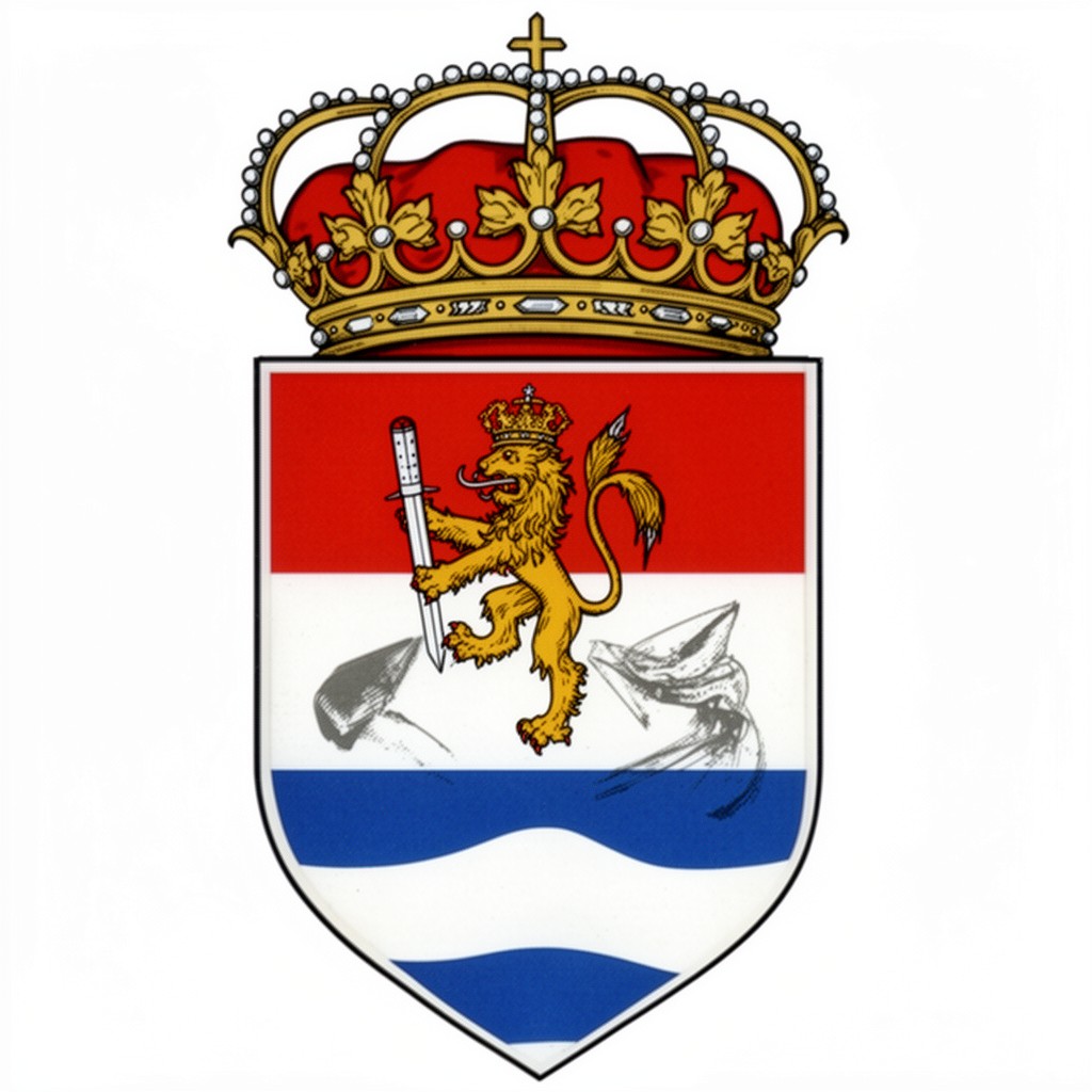 AI-generated illustration of Coat of arms of the Netherlands