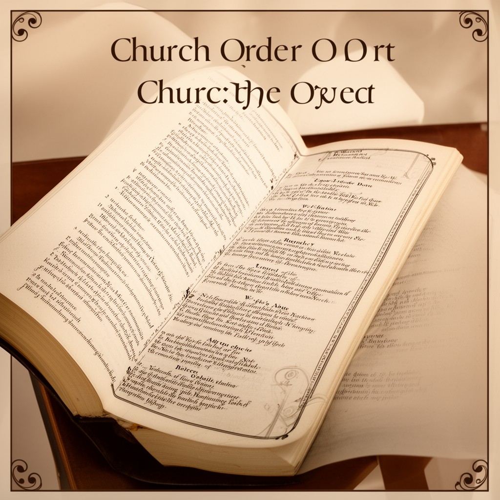 AI-generated illustration of Church Order of Dort