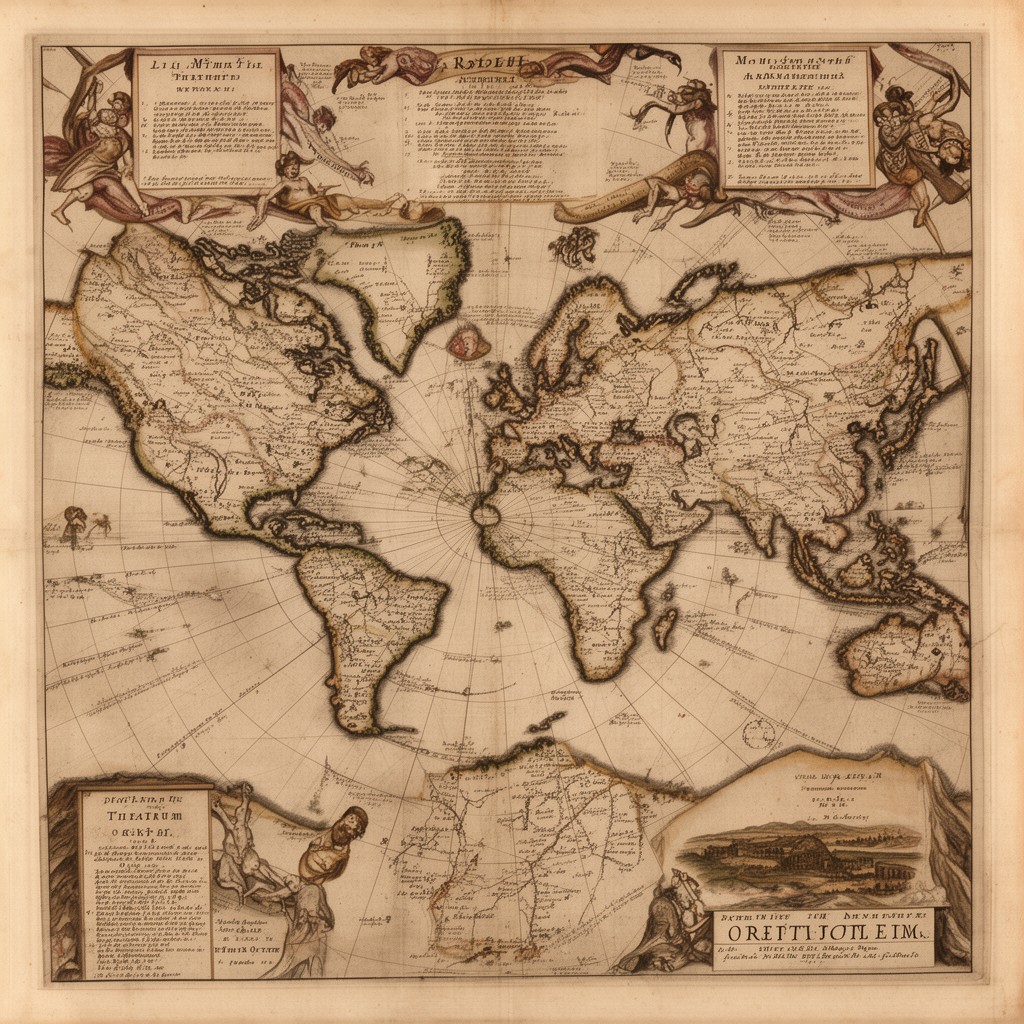AI-generated illustration of Theatrum Orbis Terrarum