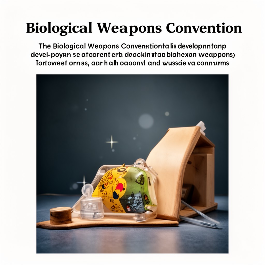 AI-generated illustration of Biological Weapons Convention