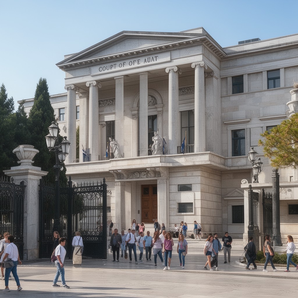 AI-generated illustration of Court of Audit of Greece