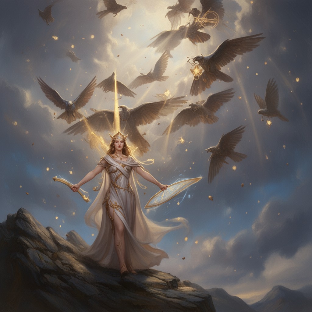AI-generated illustration of Coronis