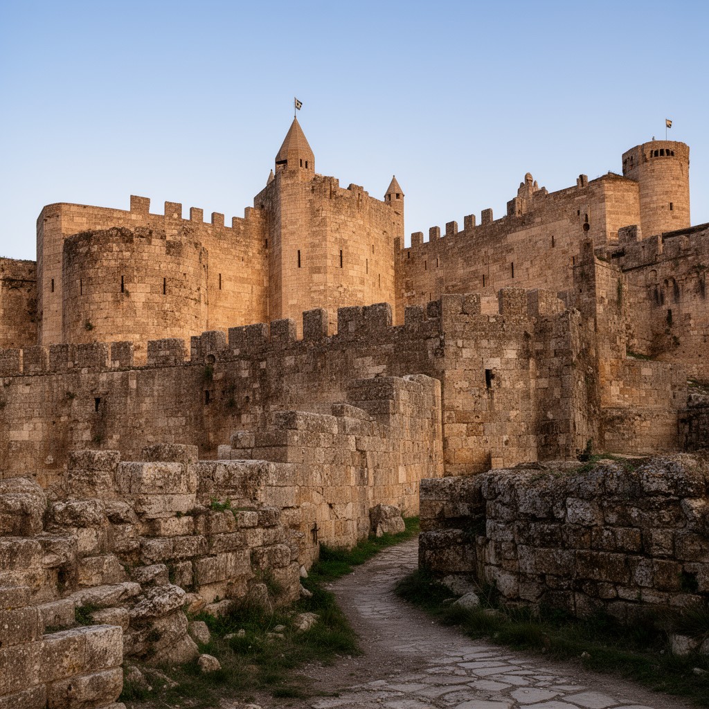 AI-generated illustration of Krak des Chevaliers