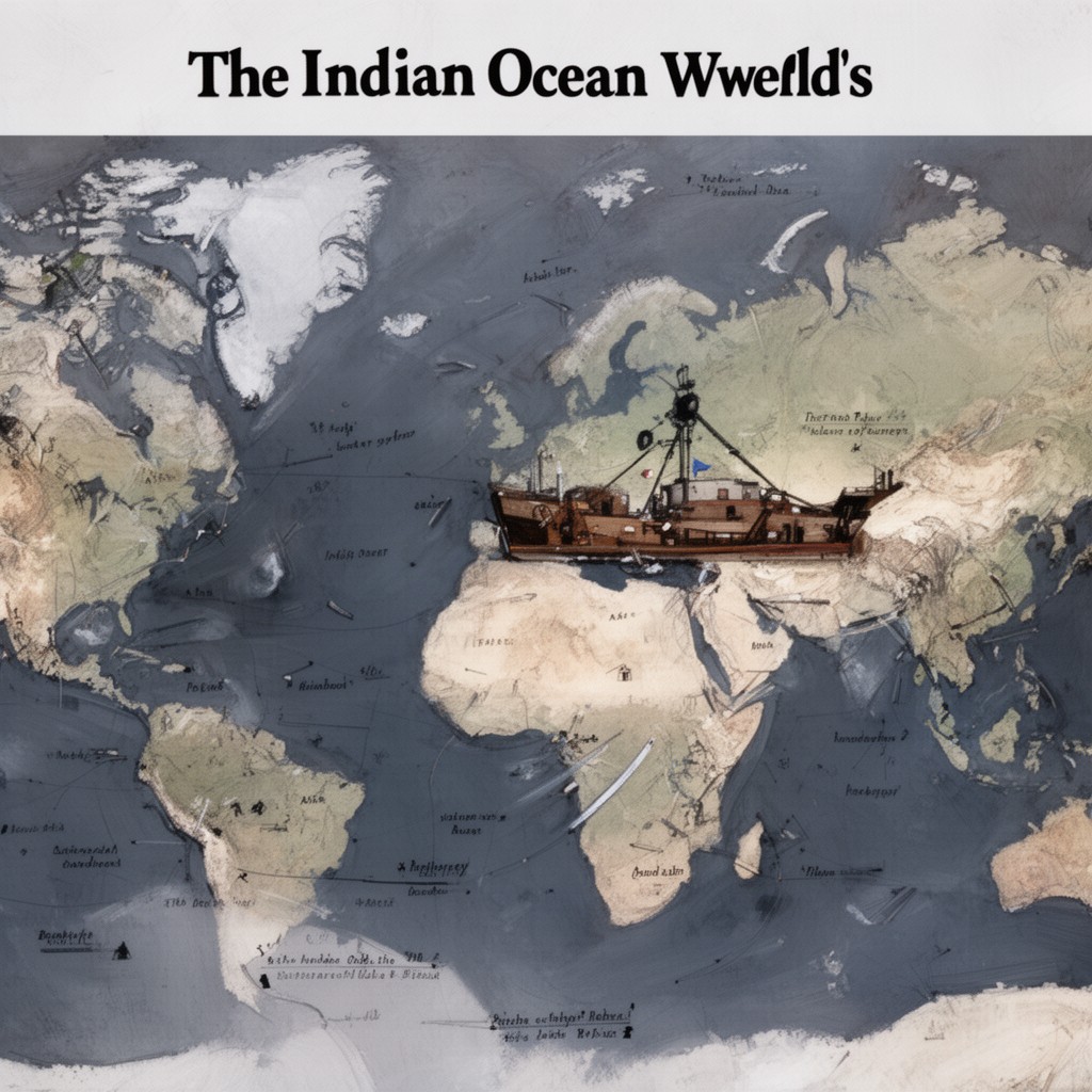 AI-generated illustration of Indian Ocean