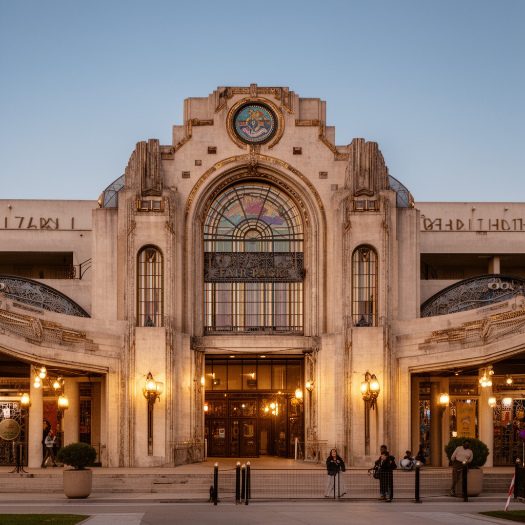 AI-generated illustration of Fair Park