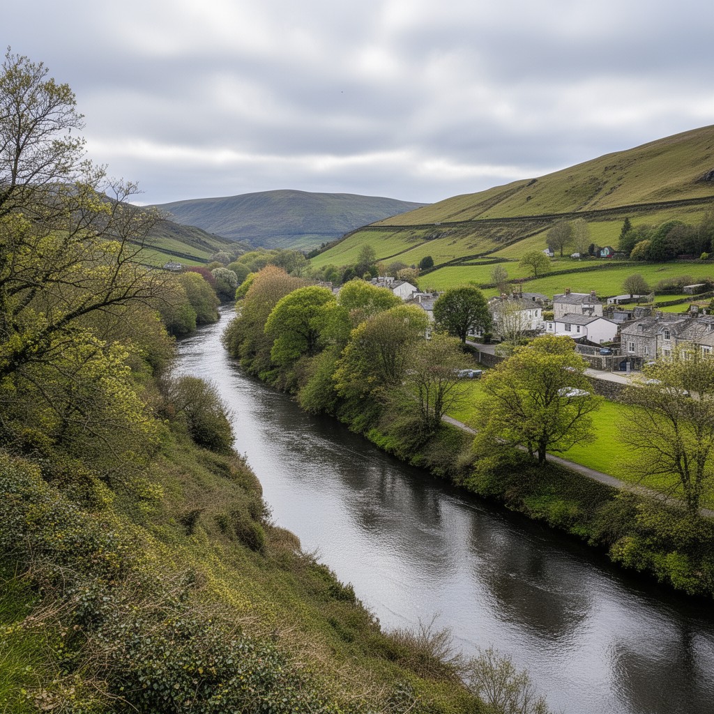 AI-generated illustration of River Kent
