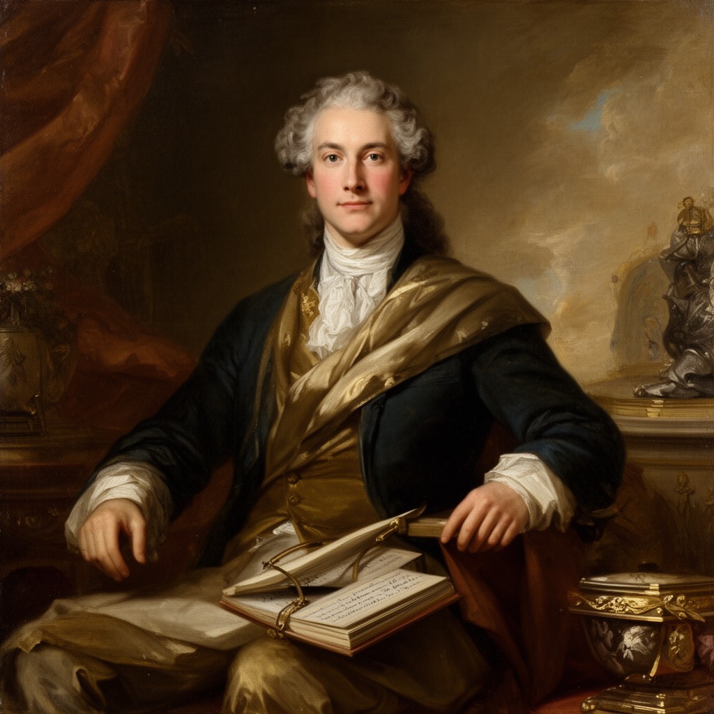AI-generated illustration of Jean-Baptiste van Loo