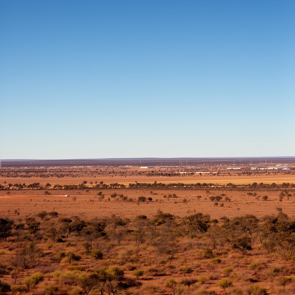 AI-generated illustration of Inland Queensland