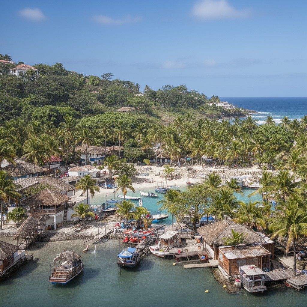 AI-generated illustration of Antigua