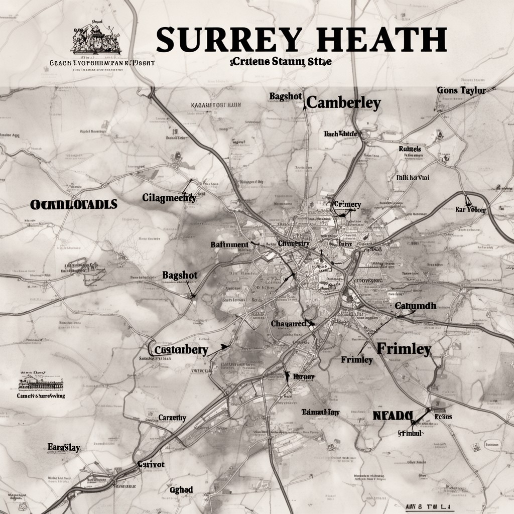 AI-generated illustration of Surrey Heath