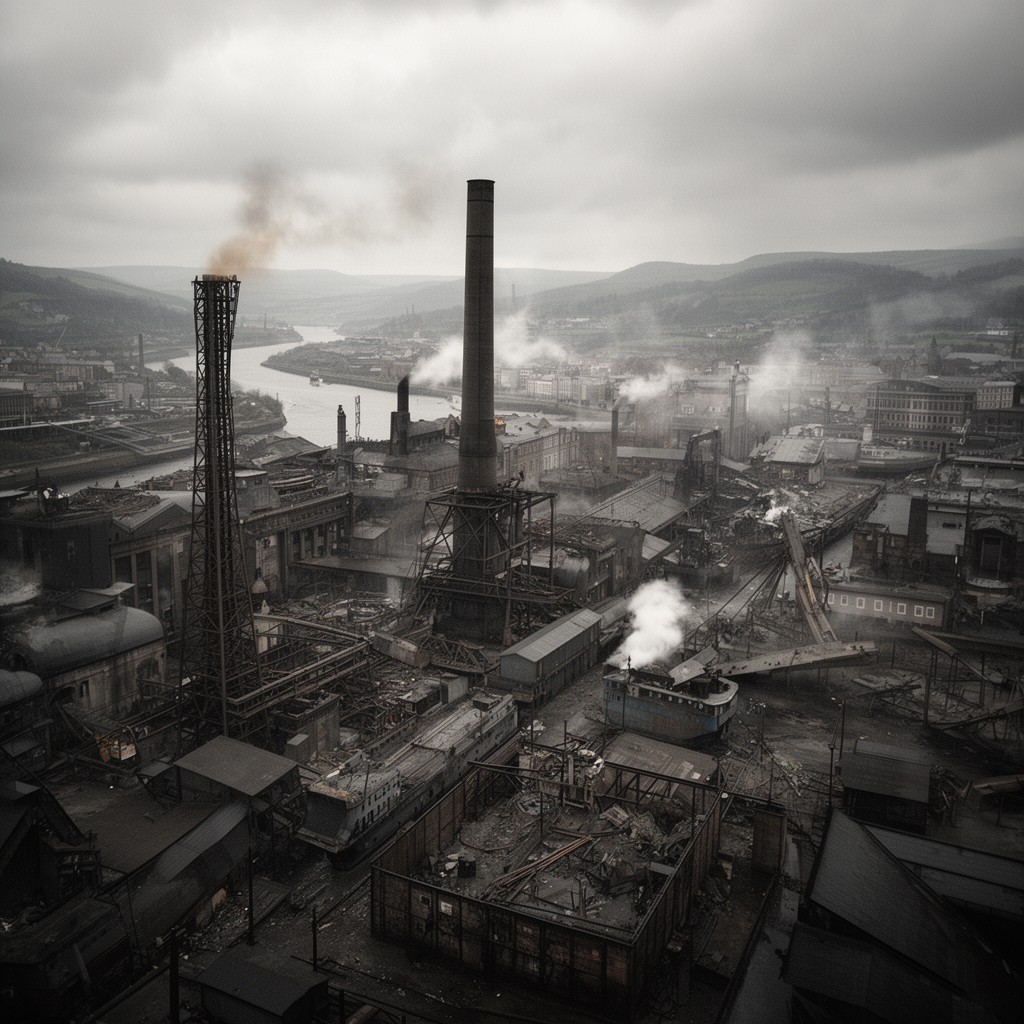 AI-generated illustration of Clydebank
