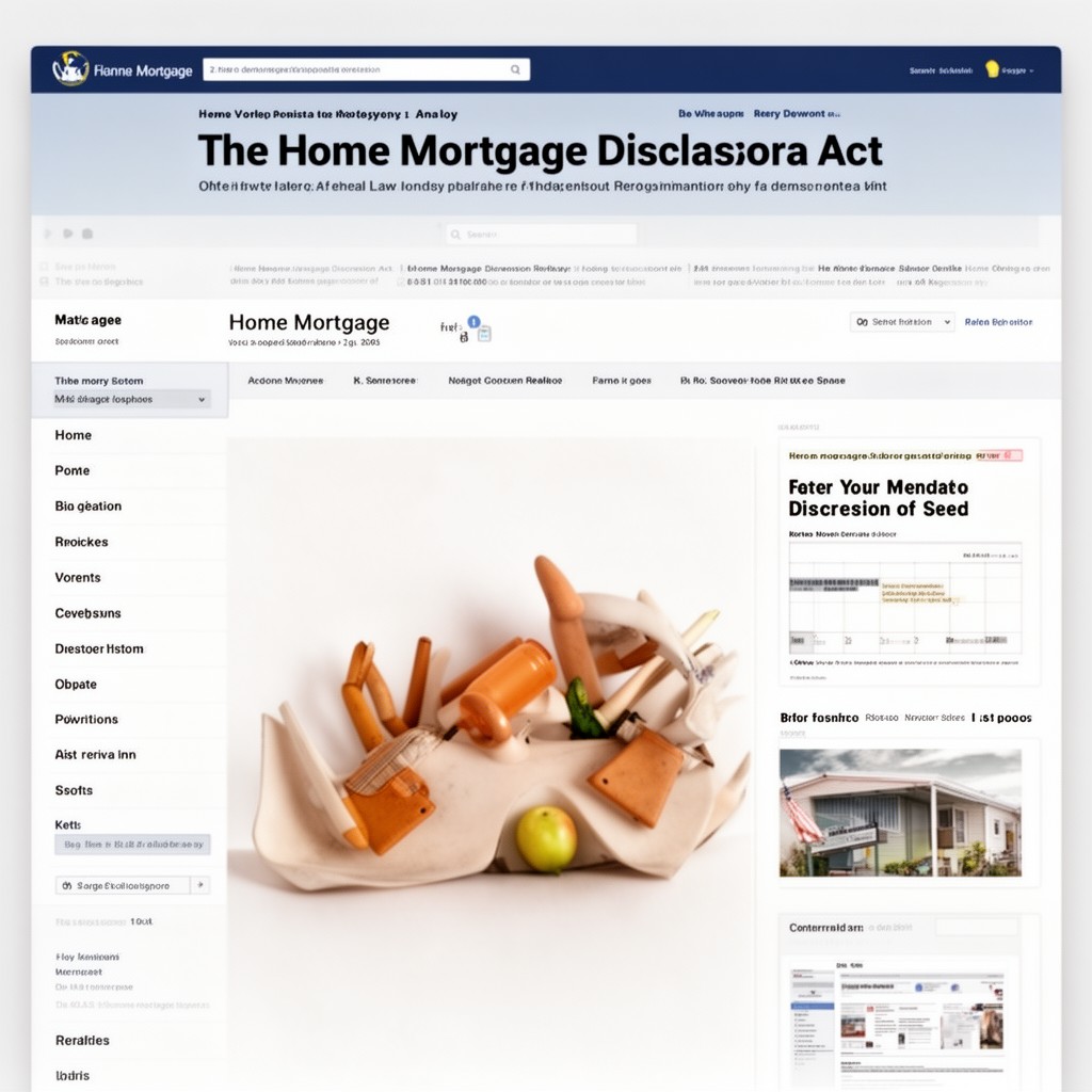 AI-generated illustration of Home Mortgage Disclosure Act