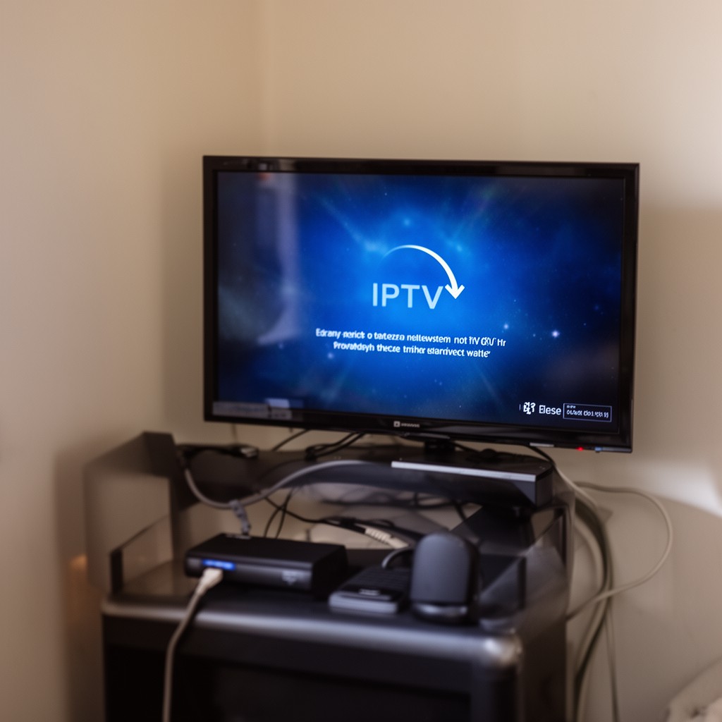 AI-generated illustration of IPTV