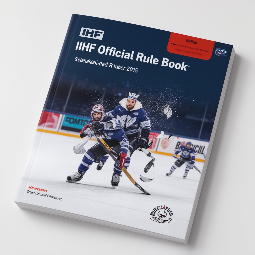 AI-generated illustration of IIHF Official Rule Book