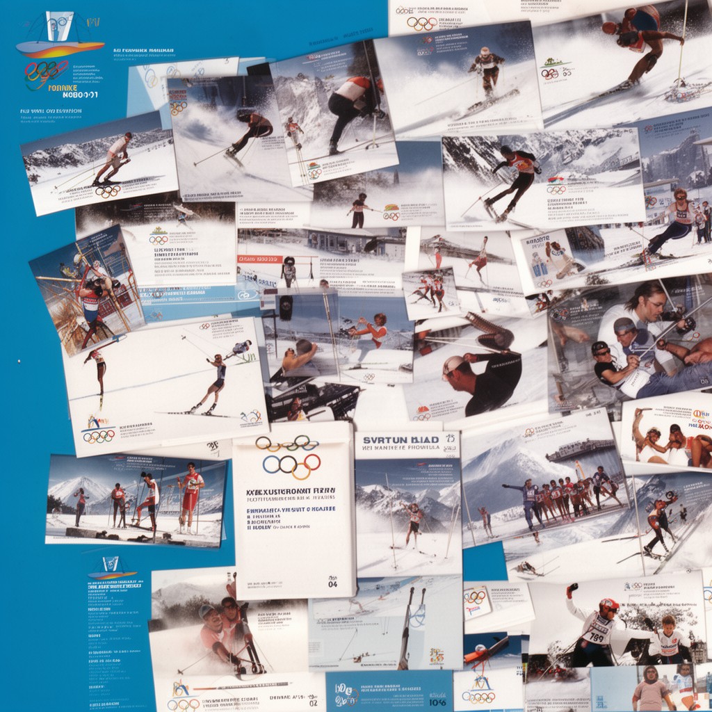 AI-generated illustration of XVI Olympic Winter Games