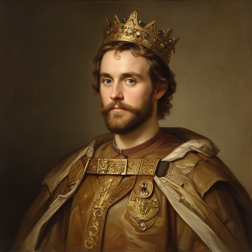 AI-generated illustration of Haakon IV of Norway