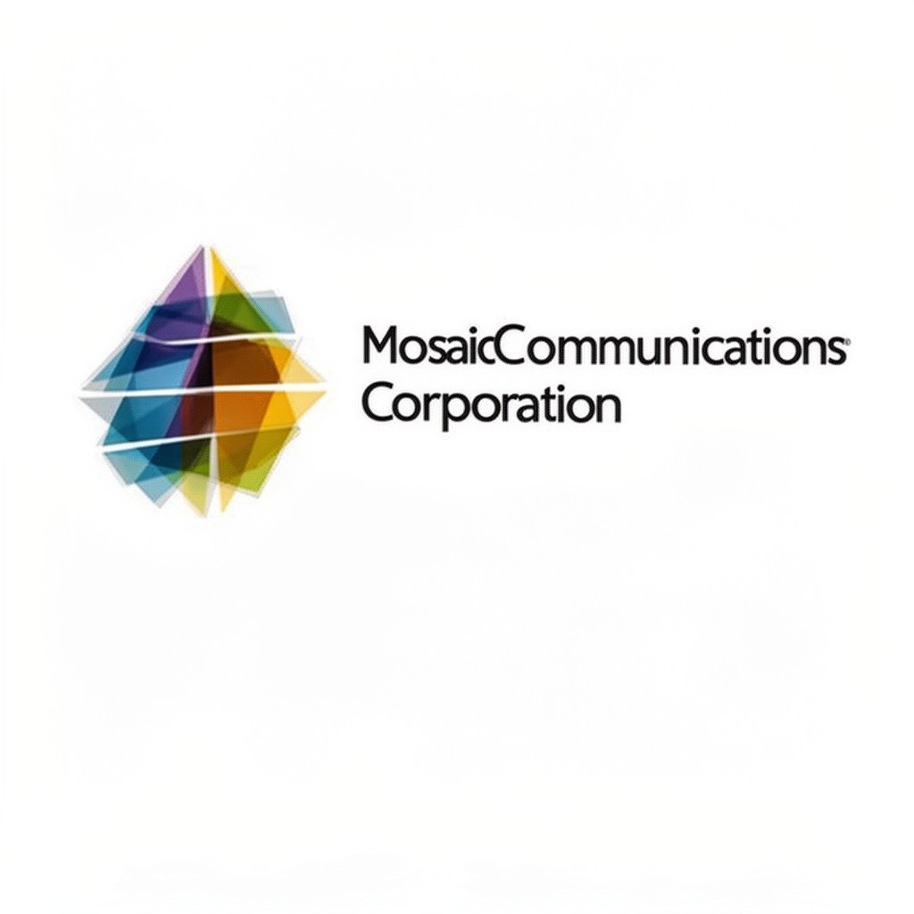 AI-generated illustration of Mosaic Communications Corporation