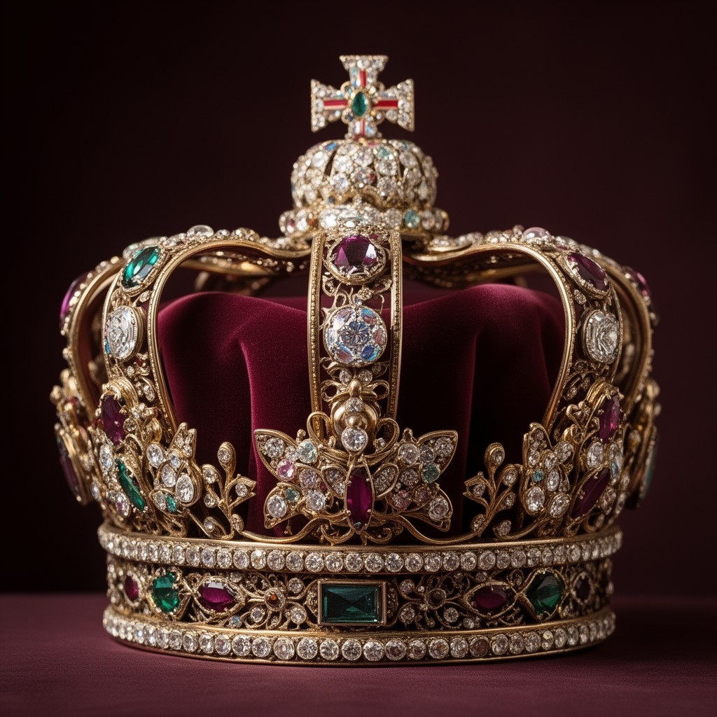 AI-generated illustration of Crown of Ireland