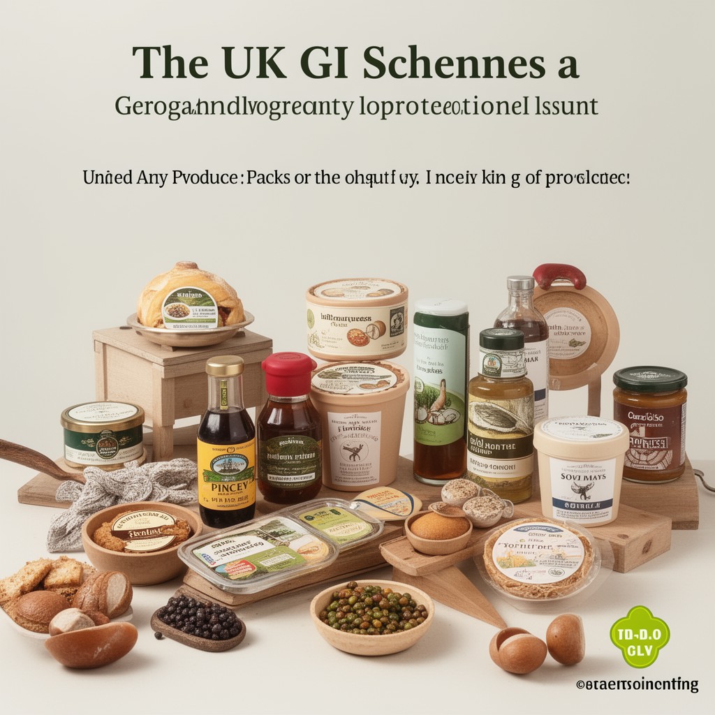 AI-generated illustration of UK GI scheme