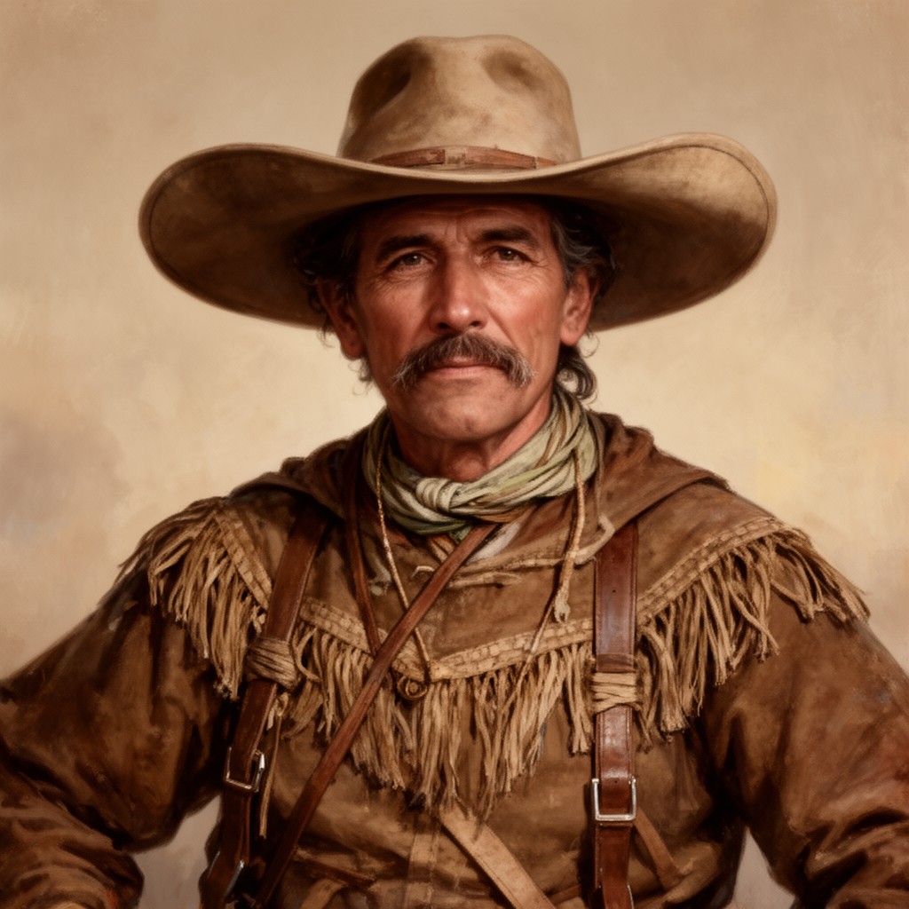 AI-generated illustration of William F. Cody