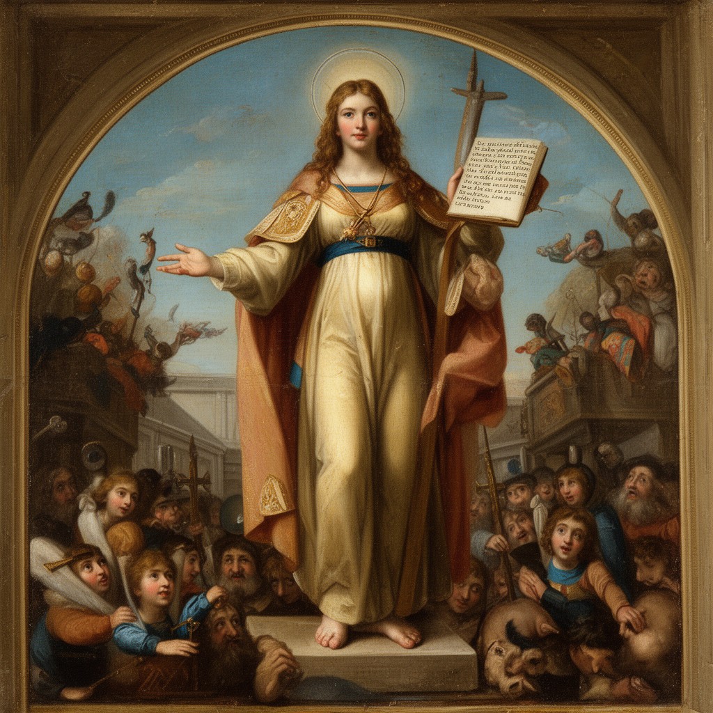 AI-generated illustration of Saint Reparata