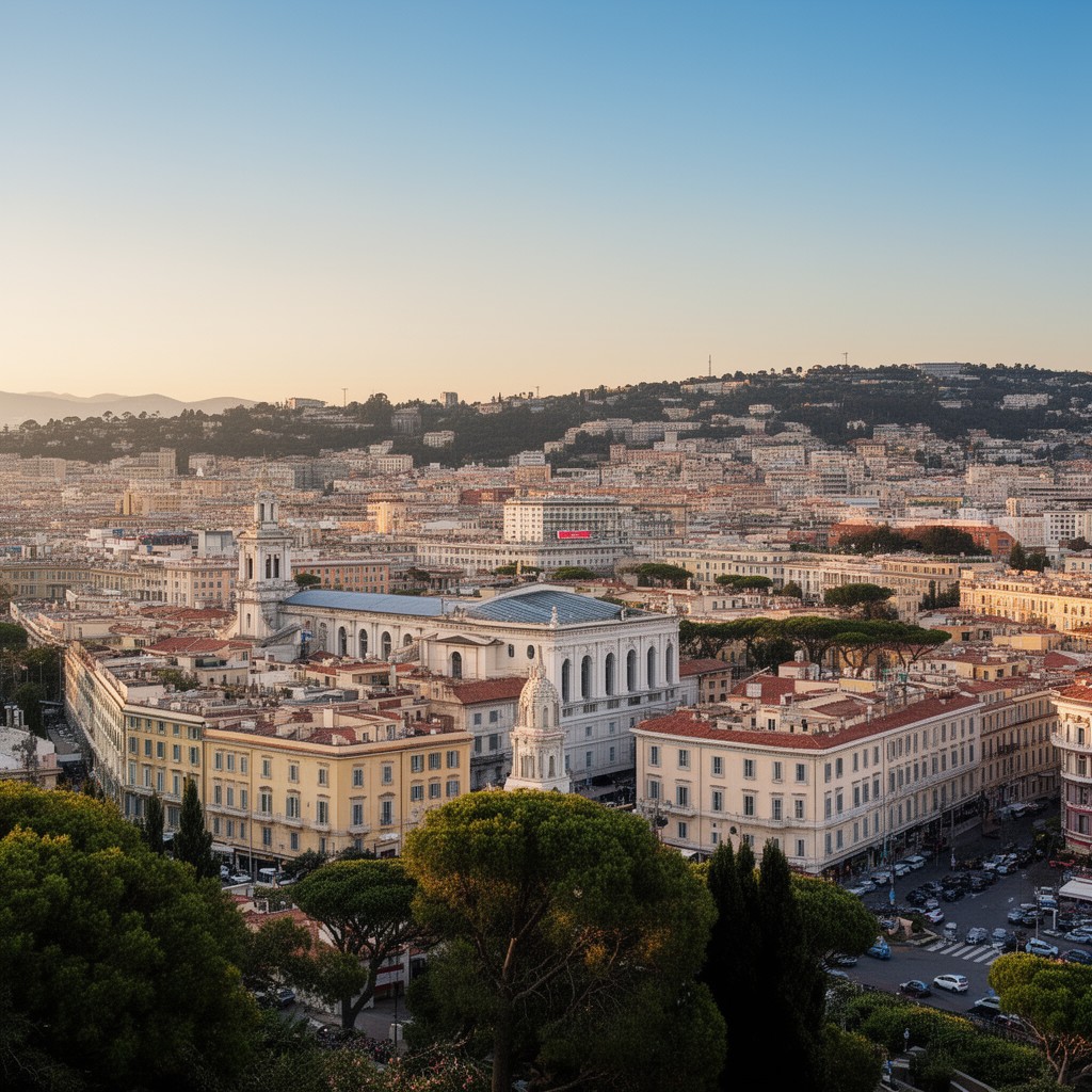 AI-generated illustration of Roman Catholic Diocese of Nice