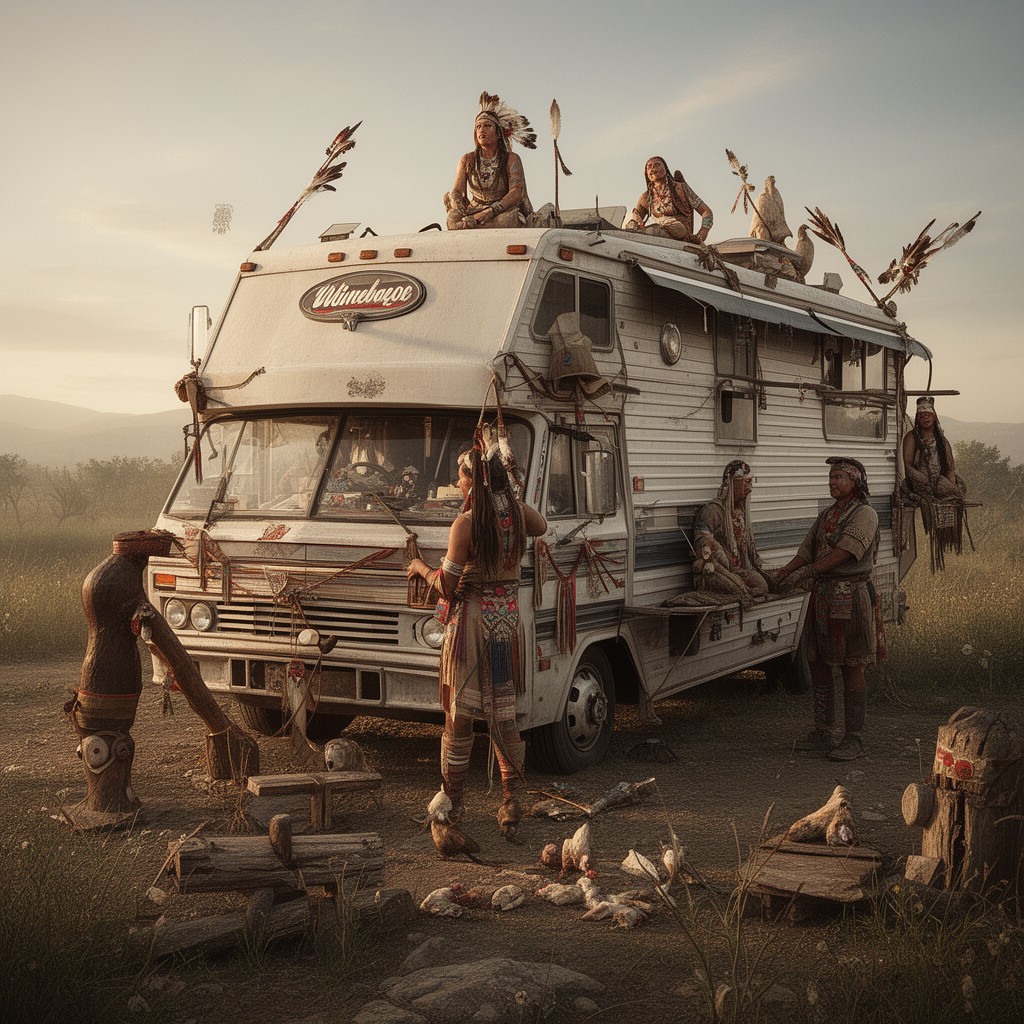 AI-generated illustration of Winnebago