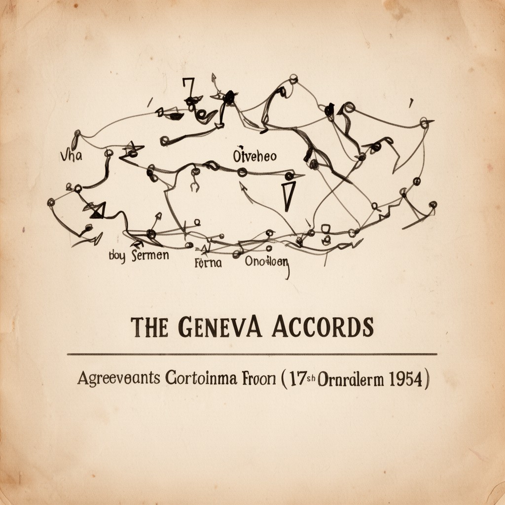 AI-generated illustration of Geneva Accords
