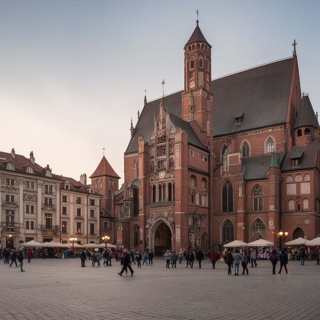 AI-generated illustration of Cloth Hall