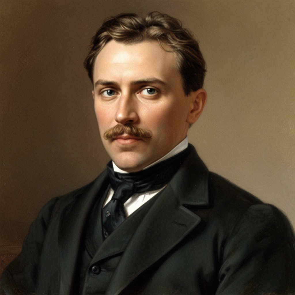 AI-generated illustration of Carl Ludwig Nietzsche