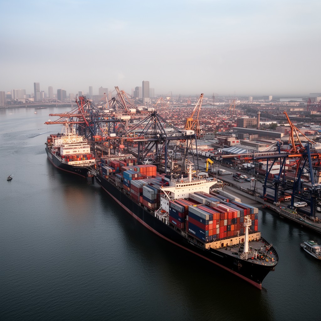 AI-generated illustration of Port of Philadelphia