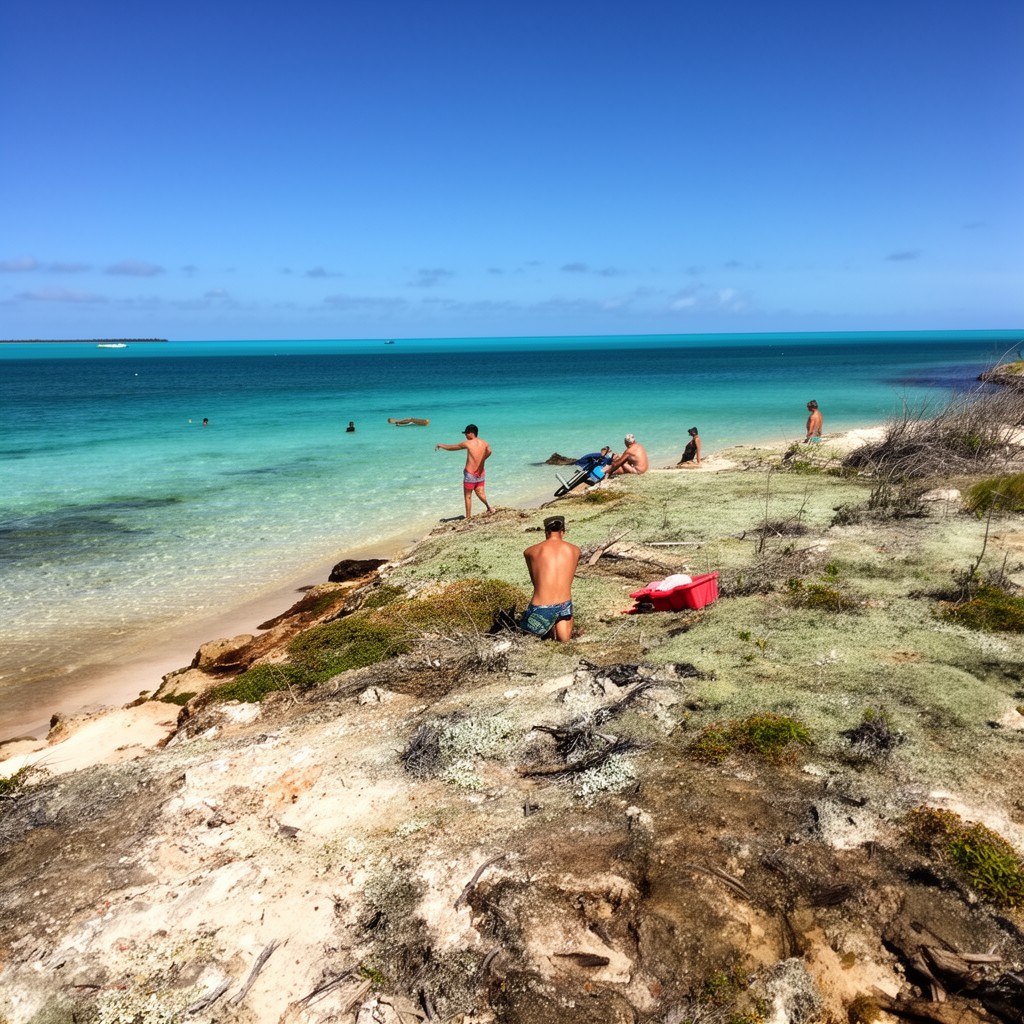 AI-generated illustration of Bahia Honda State Park