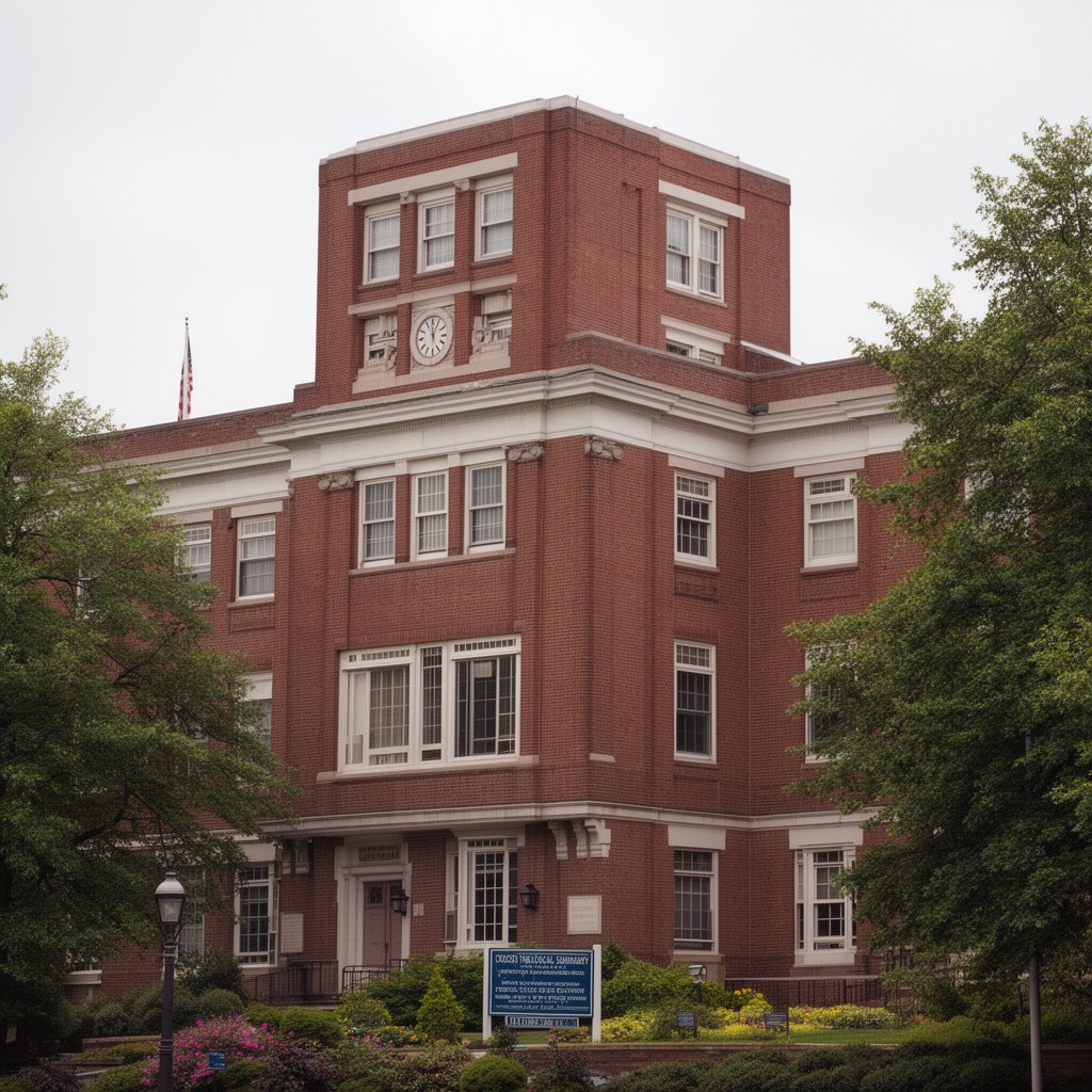 AI-generated illustration of Crozer Theological Seminary