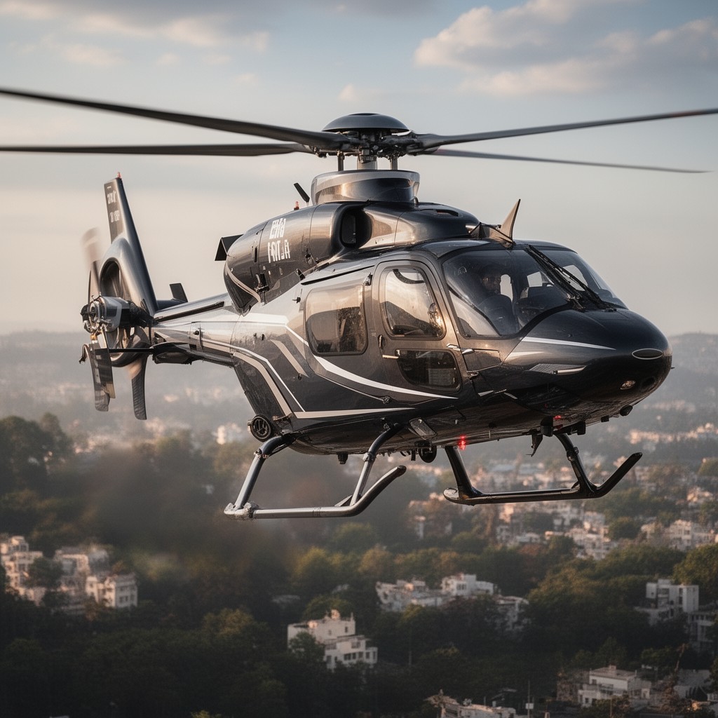 AI-generated illustration of AW169 helicopter